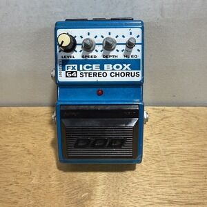 DOD FX64 Ice Box Stereo Chorus Analog Guitar Pedal for Electric Guitar Tested